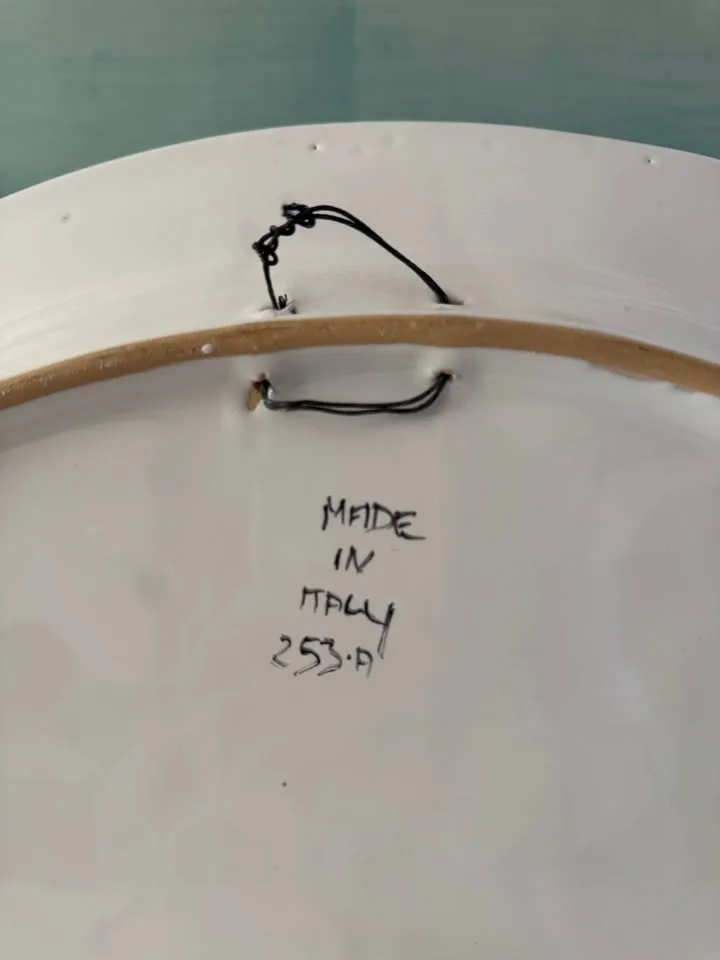 Nino Parrucca Fisherman Scene Wall Platter image indicator(8)