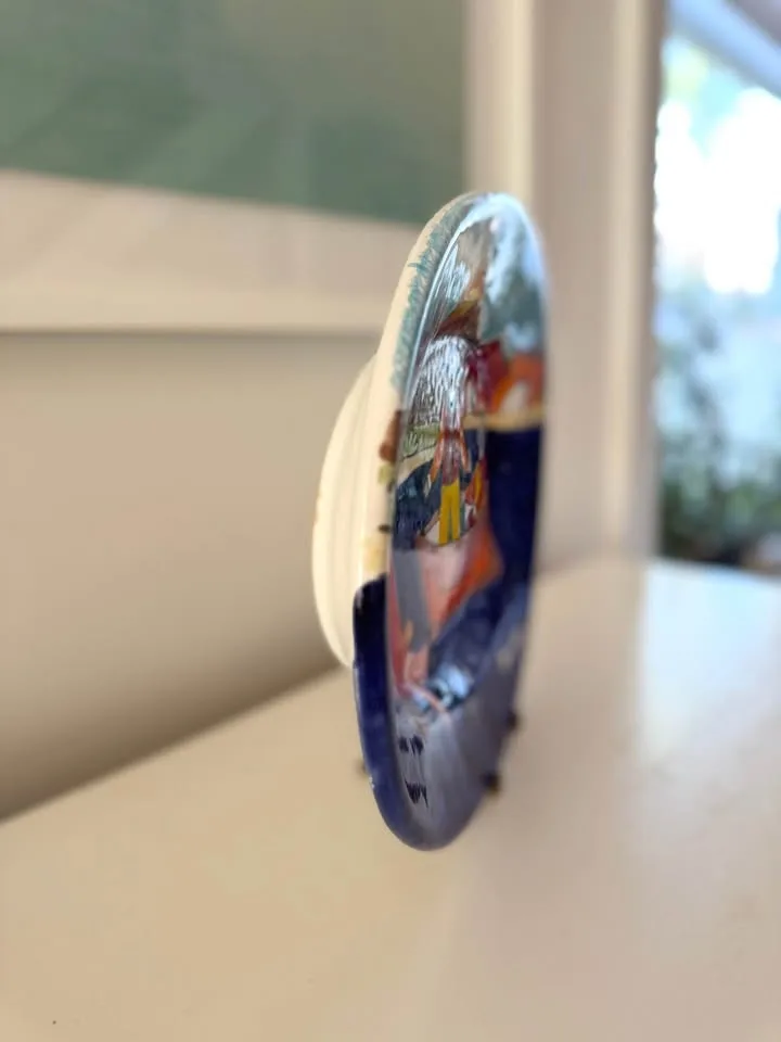 Nino Parrucca Fisherman Scene Wall Platter image indicator(9)