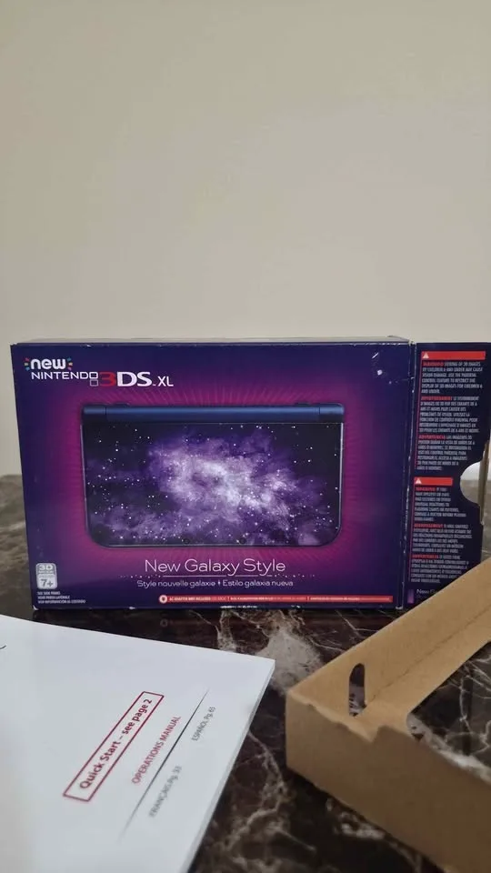 *Box Only* Limited Galaxy Edition Nintendo New 3ds XL image indicator(2)