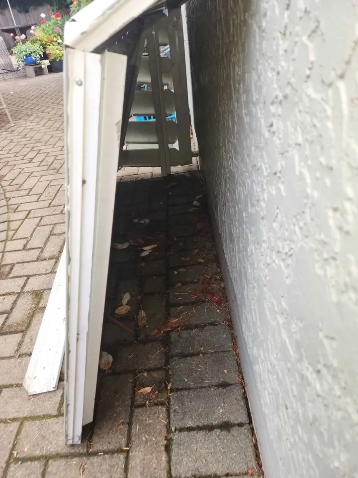 Metal Canopy with Gutter /Attached to porch Side of the house ov image indicator(5)