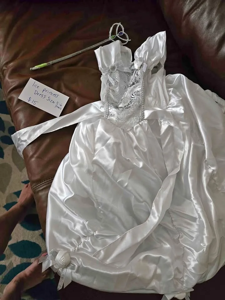 Ice princess dress ( costume ) size 5/6