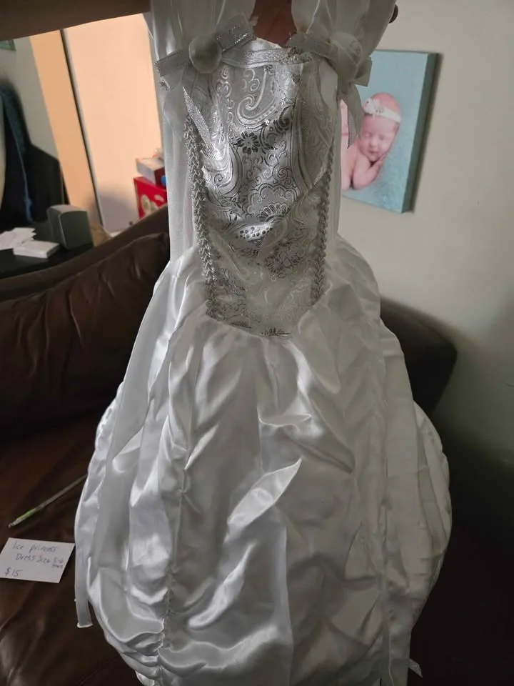 Ice princess dress ( costume ) size 5/6 image indicator(2)