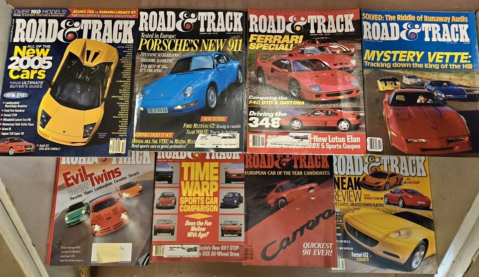 Road & Track Magazines (about 100 issues) #cleanout
