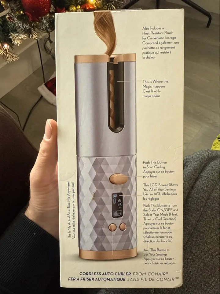 Unbound Cordless Auto Curler from Conair - New! image indicator(4)