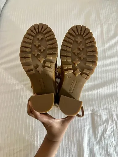 BCBGeneration Paloma Sherpa Lace Up Heeled Boots 9M image indicator(3)