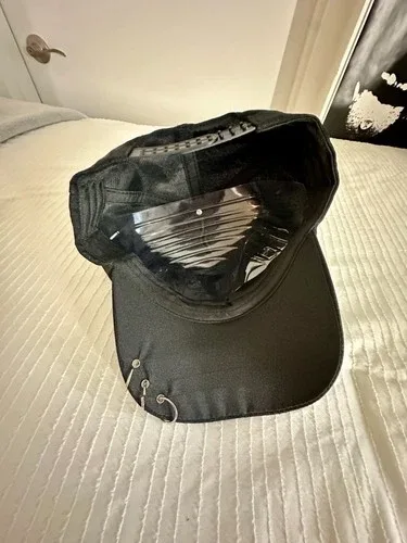 Black Grunge Pierced Baseball Cap Chain Star Charm image indicator(4)