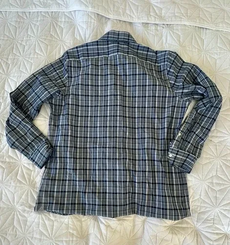 Banana Republic Plaid Long Sleeve Shirt | Size Large image indicator(2)