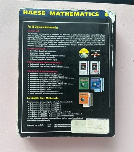 Haese Mathematics SL for IB Diploma (3rd Edition) image indicator(2)