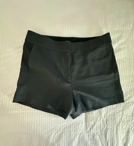 J.Crew Wool Gray Tailored Trouser Shorts High Rise Size 10