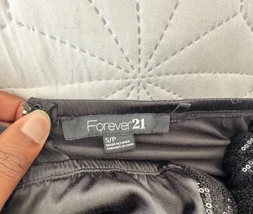 Forever 21 Black Strapless Sequin Bow Mini Dress Small image indicator(2)