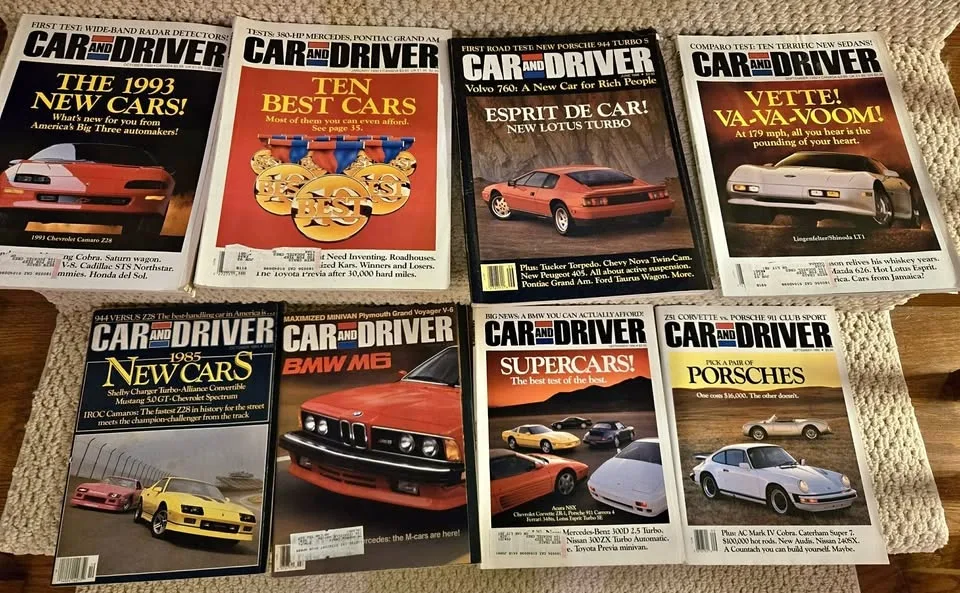 Car and Driver Magazines - Total 100 mags #Cleanout