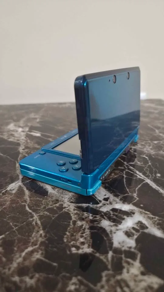 Aqua Blue Modded Nintendo 3DS | 8gb SD | hShop & Every Game image indicator(4)