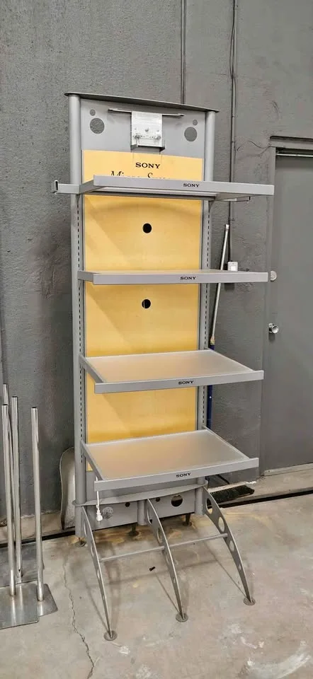 Free-standing Sony Display Rack