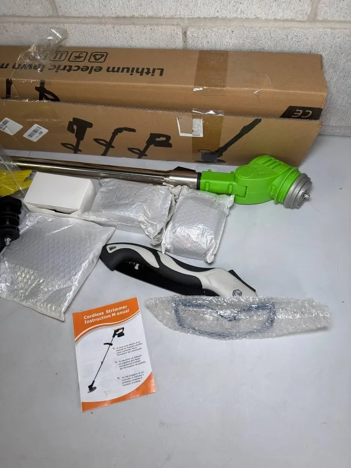 BBTEQEKN Electric Weed Wacker with 2 Batteries image indicator(3)