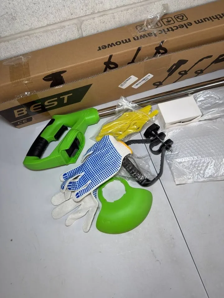 BBTEQEKN Electric Weed Wacker with 2 Batteries image indicator(4)