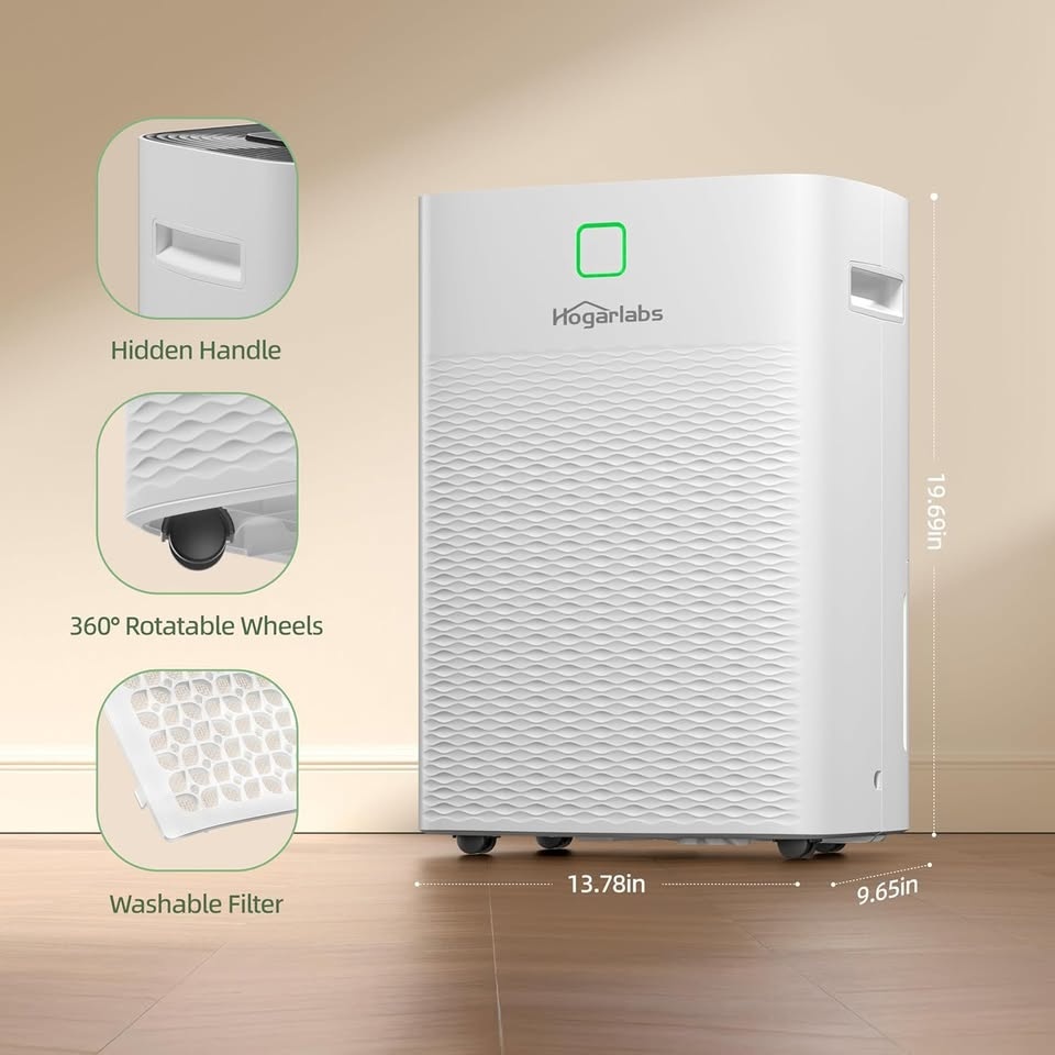 HOGARLABS 50 Pint Smart Dehumidifiers for Home - photo 5