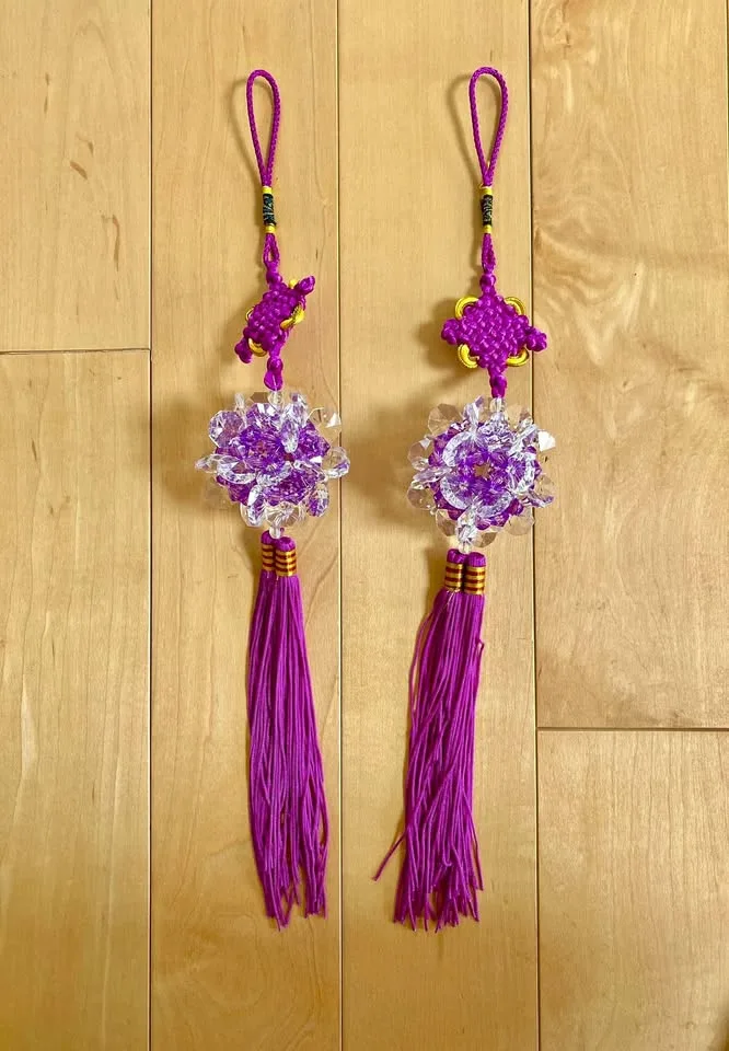 Purple Chinese Door Hanging Tassle Decor thumbnail