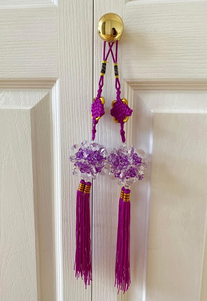 Purple Chinese Door Hanging Tassle Decor - photo 2