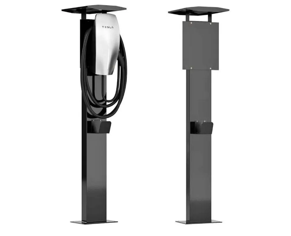 EV Charger Pedestal, Outdoor Electric Vehicle Charger Stand, Fre