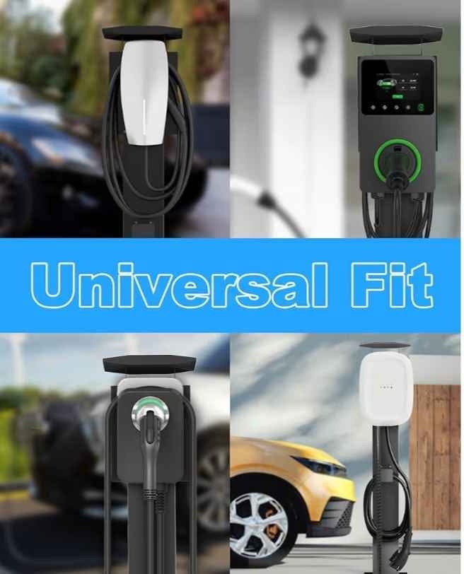 EV Charger Pedestal, Outdoor Electric Vehicle Charger Stand, Fre - photo 2