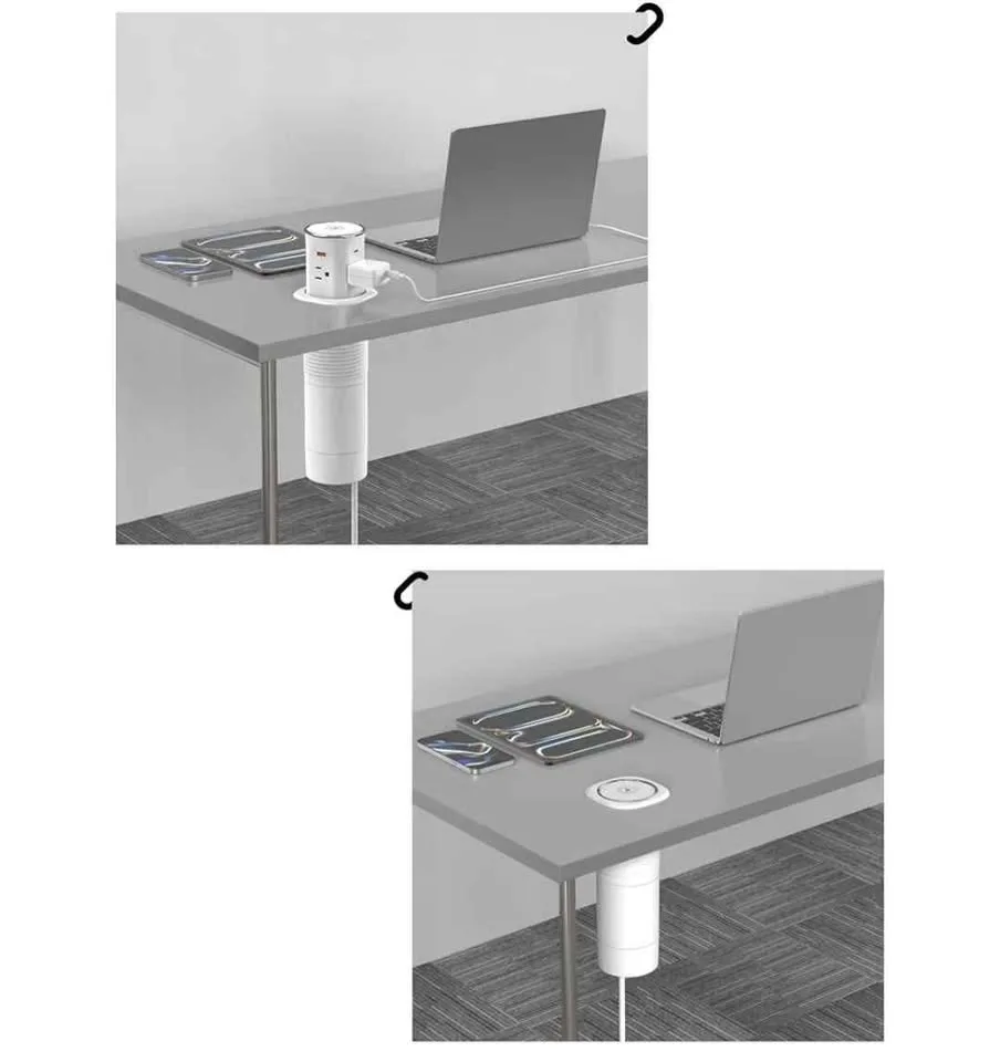 Pop Up Countertop Outlet Recessed Power Strip image indicator(5)