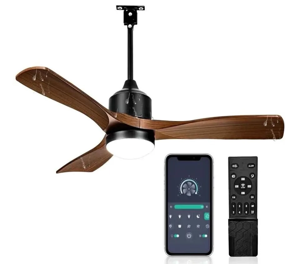 42 Inch Outdoor Ceiling Smart Fan with Light & Remote
