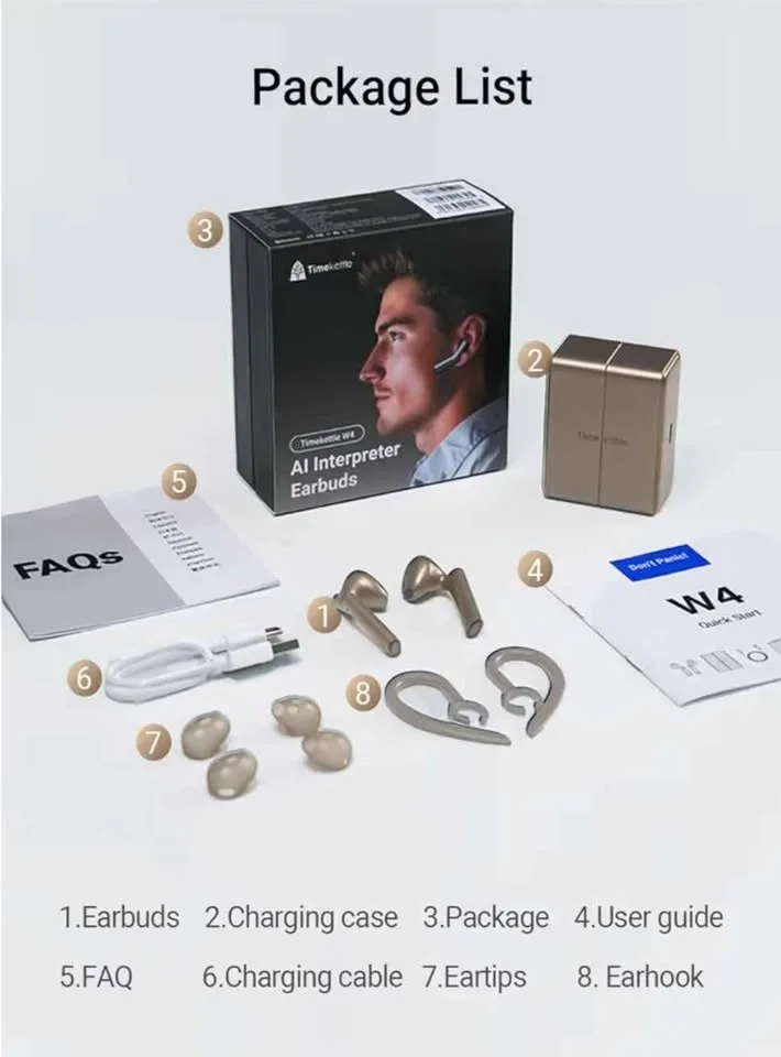 Timekettle W4 Translation Earbuds image indicator(2)