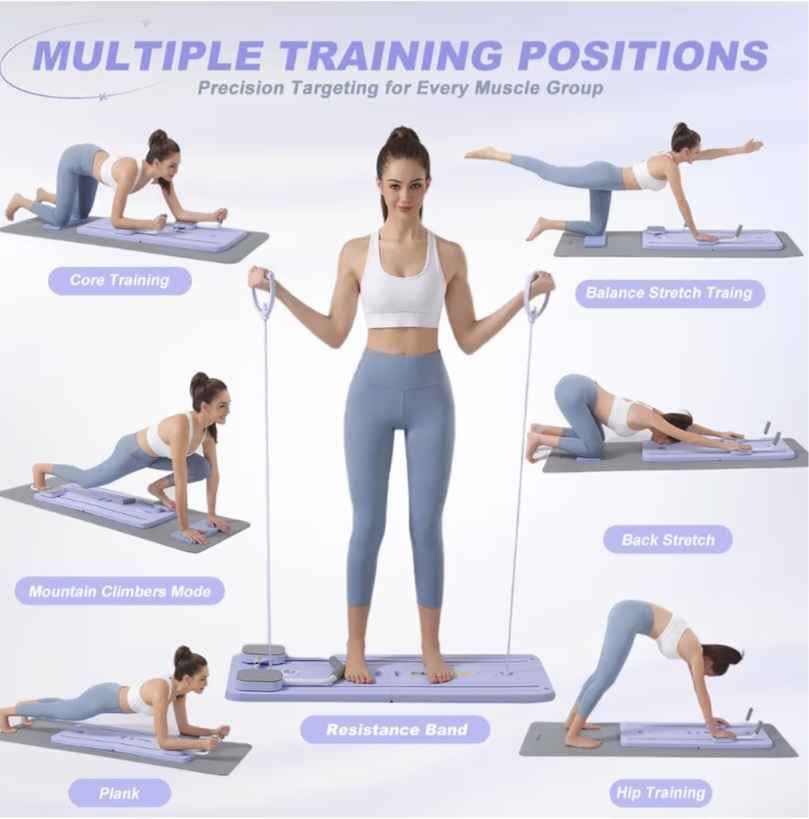 Pilates Reformer Machine - Foldable Multifunctional Abdominal - photo 3