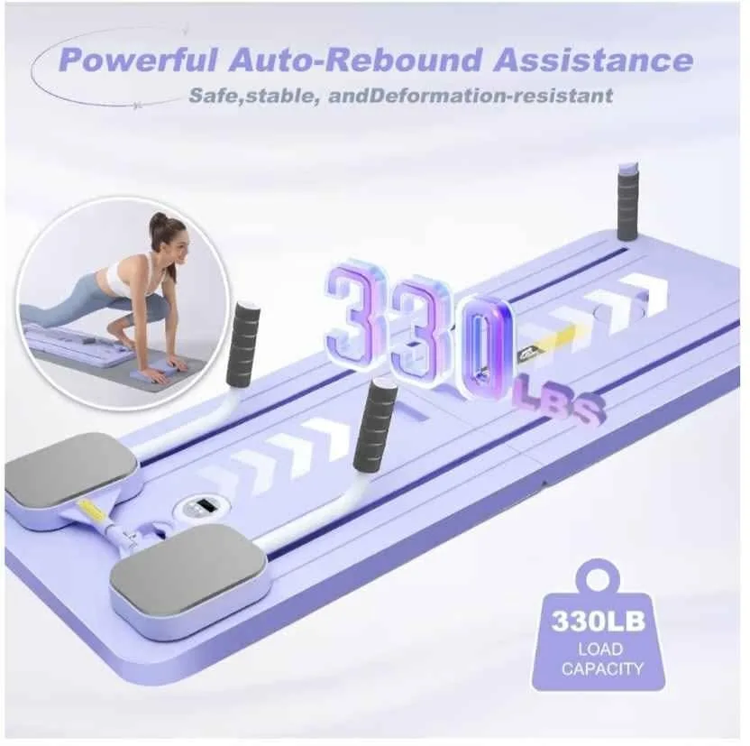 Pilates Reformer Machine - Foldable Multifunctional Abdominal image indicator(5)