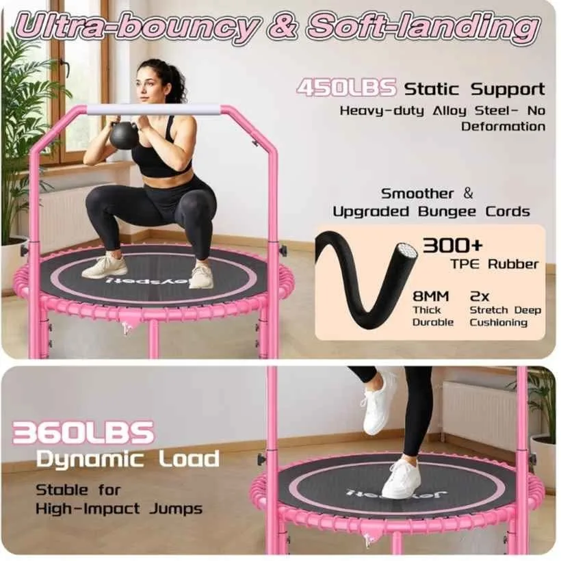 40 inch Indoor Fitness Rebounder image indicator(3)