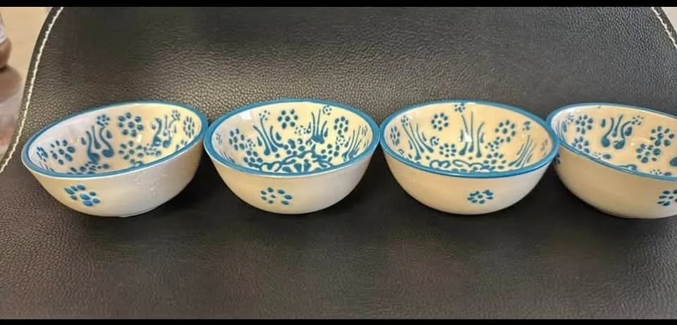 Hand made Turkish Bowl- Set of 8