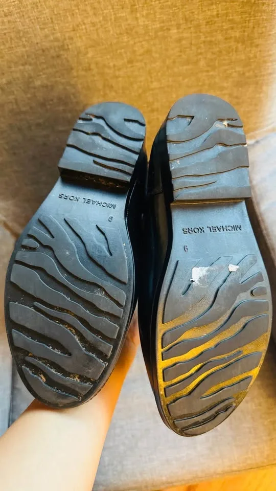 Michael Kors Women's Size 9 Tall Stockard Rain Boots Black image indicator(4)