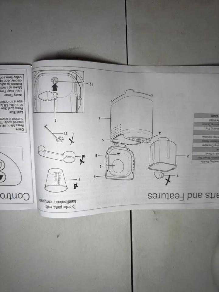 Hamilton Beach Digital Electric Bread Maker Machine image indicator(6)