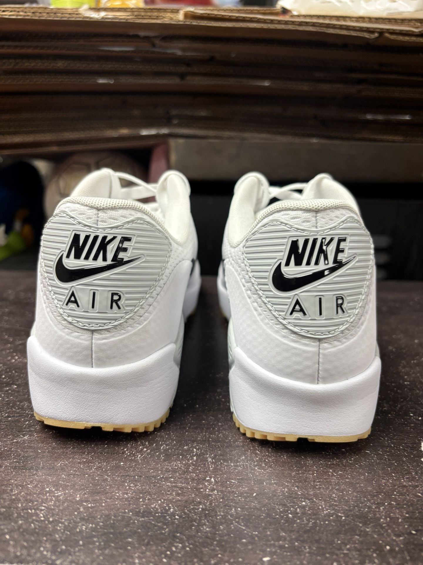 Nike Air Max 90 Golf White Black - photo 4
