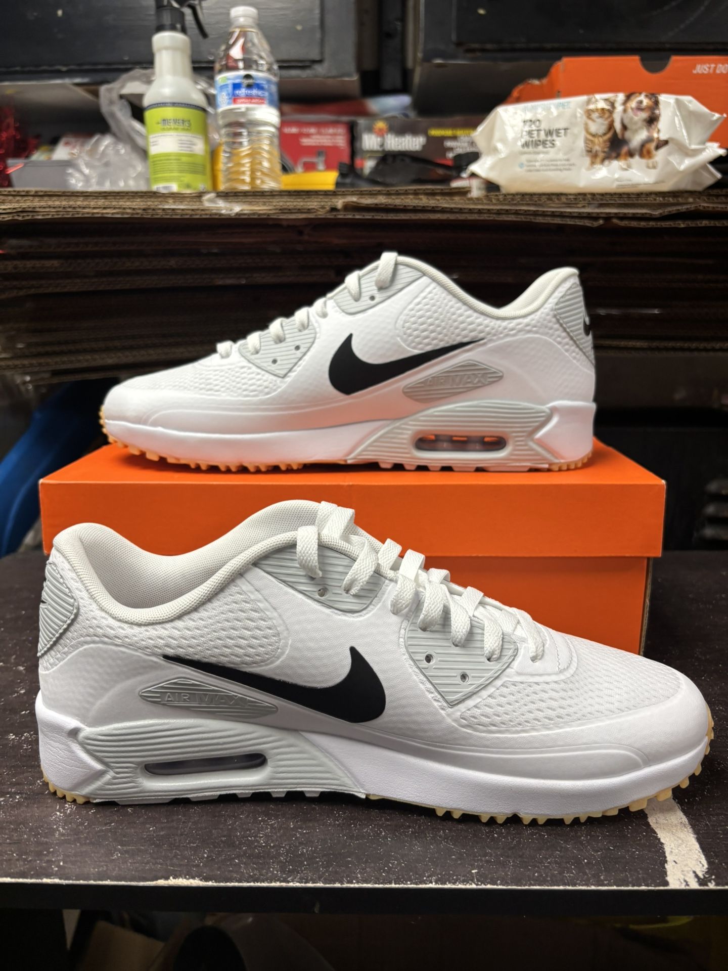 Nike Air Max 90 Golf White Black - photo 5