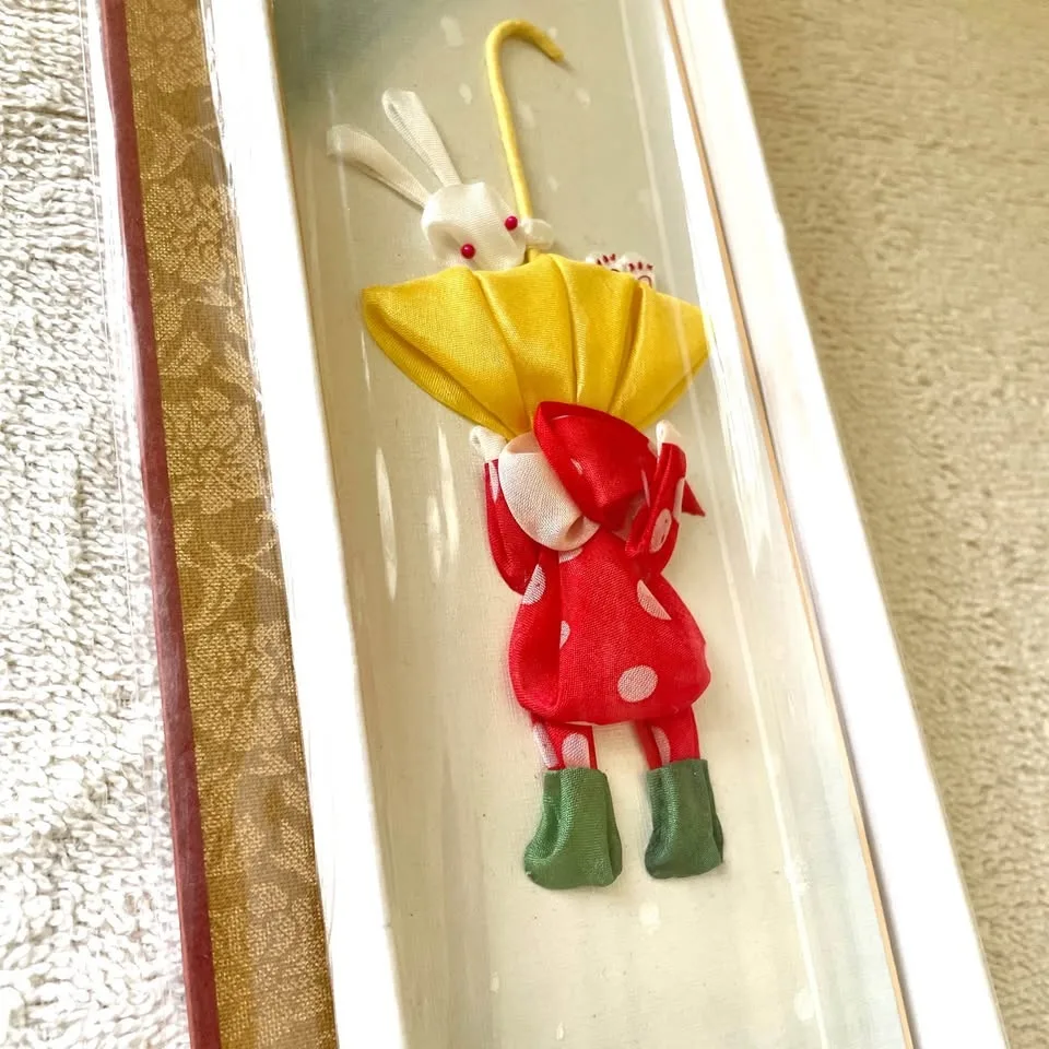 3D Wall Art Plaque “Girl & Bunny with Yellow Umbrella” image indicator(4)