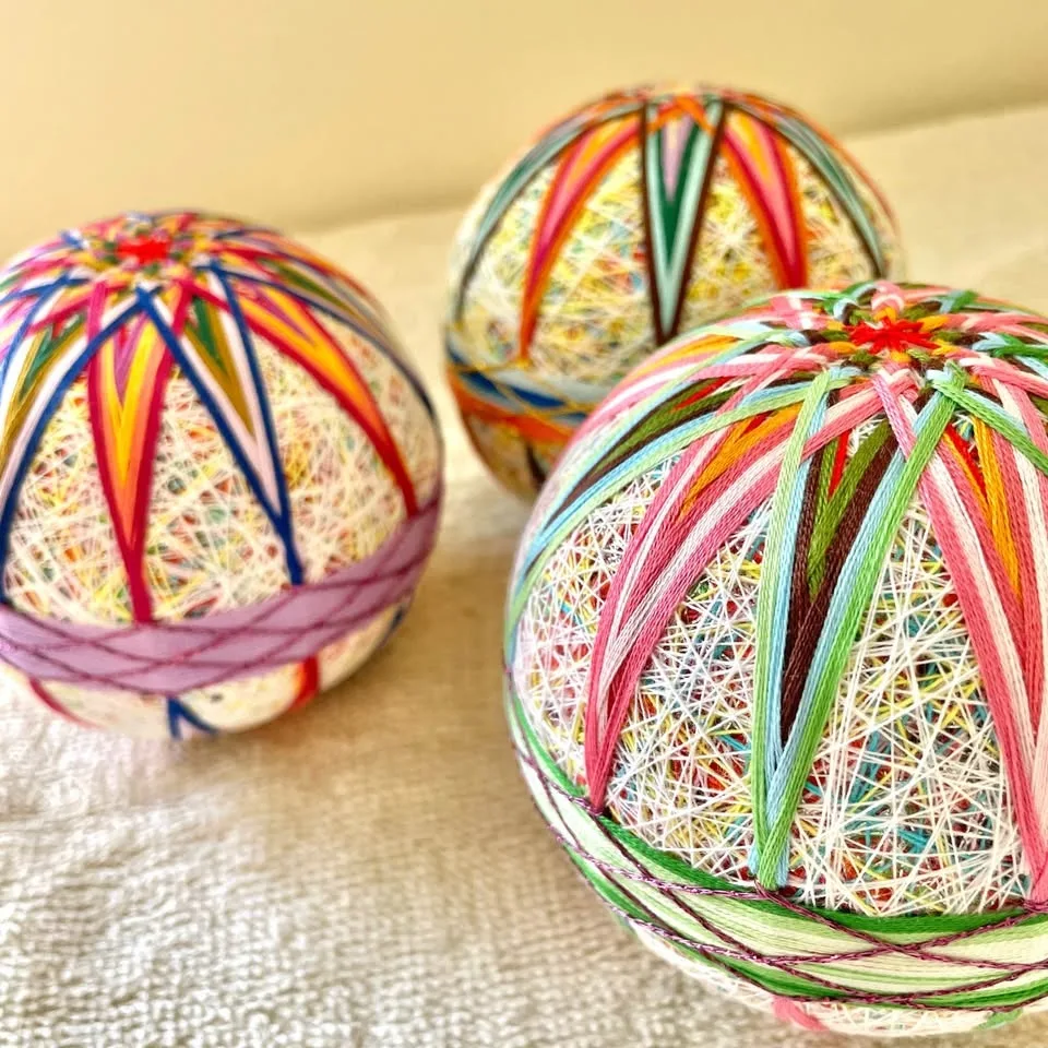 Handcrafted Japanese Temari Ball Set – 4 pieces image indicator(5)