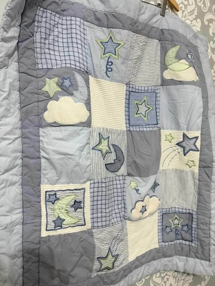 Kidsline Patchwork Baby Quilt Blanket image indicator(3)