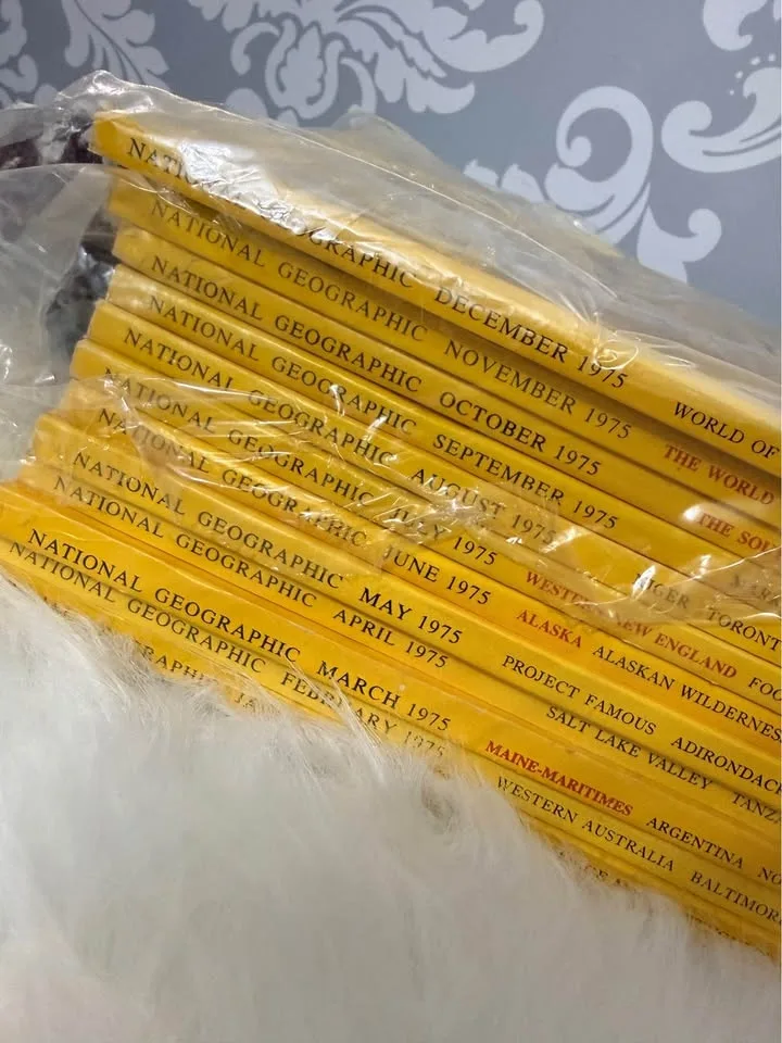 National Geographic Magazine 1975 Full Set image indicator(2)