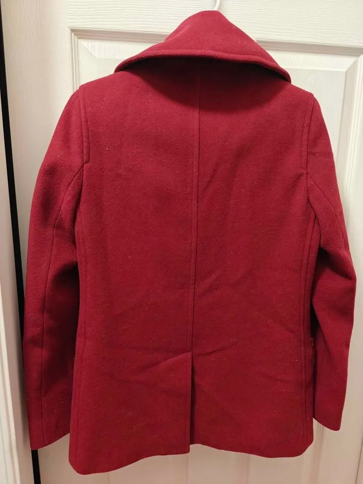 Ladies wool cashmere blend coat image indicator(2)