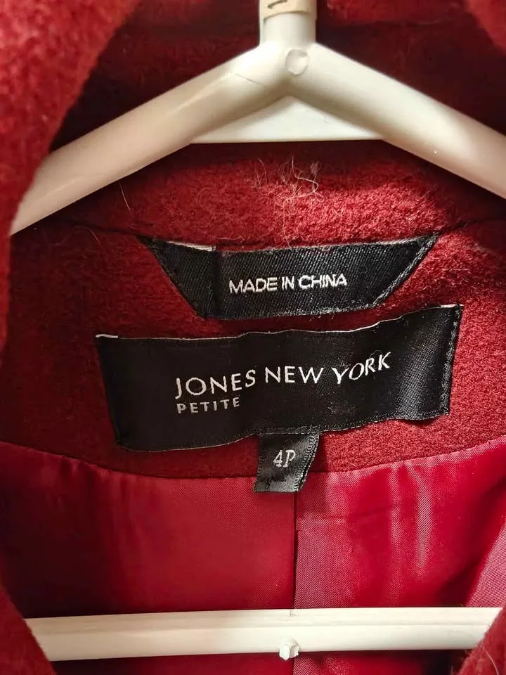 Ladies wool cashmere blend coat image indicator(3)