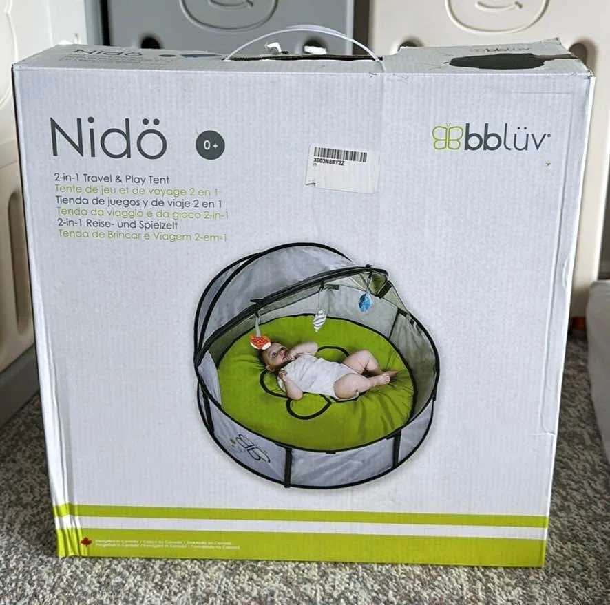 Bbluv Nido 2-in-1 Travel and Play Tent