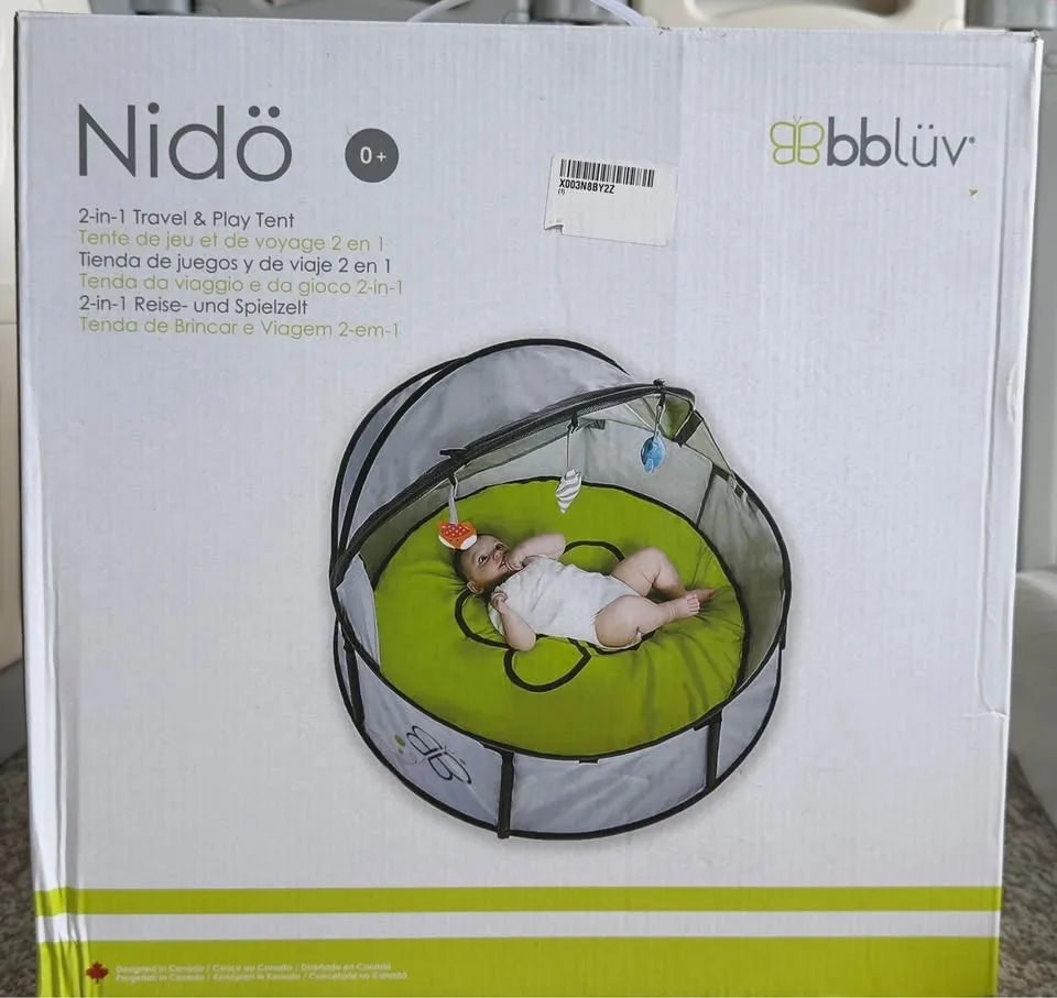 Bbluv Nido 2-in-1 Travel and Play Tent image indicator(2)