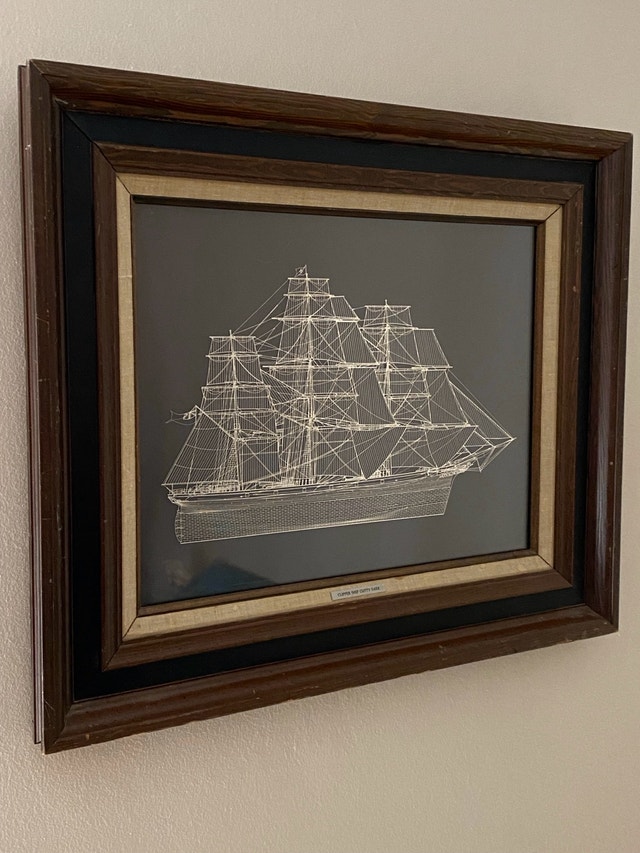 Sterling Silver Clipper Ship Cutty Sark Franklin Mint 1976