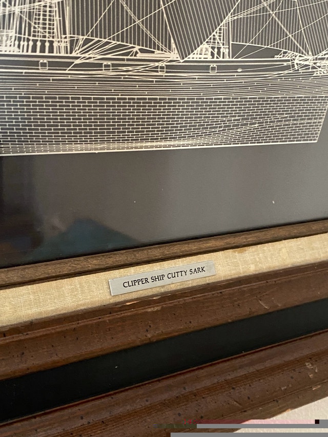 Sterling Silver Clipper Ship Cutty Sark Franklin Mint 1976 - photo 3