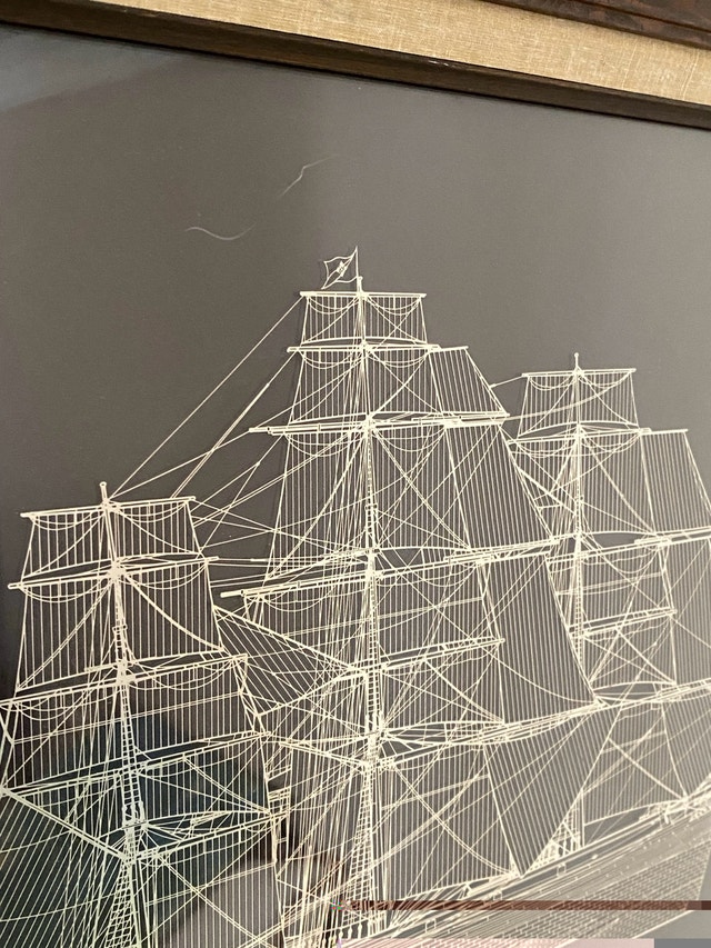 Sterling Silver Clipper Ship Cutty Sark Franklin Mint 1976 - photo 5