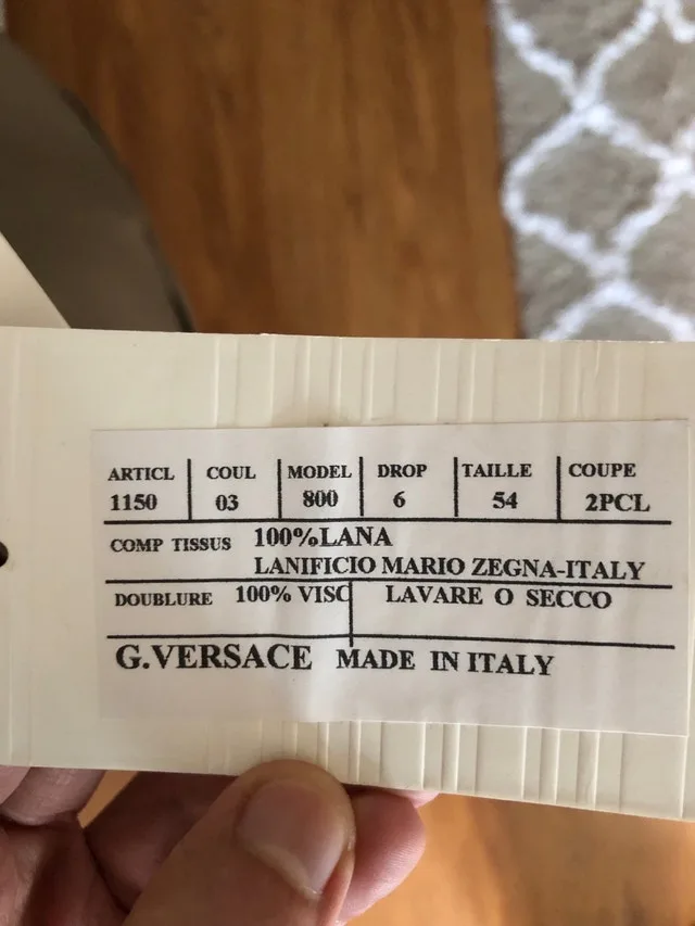 Brand new Versace Uomo classic trouser image indicator(3)