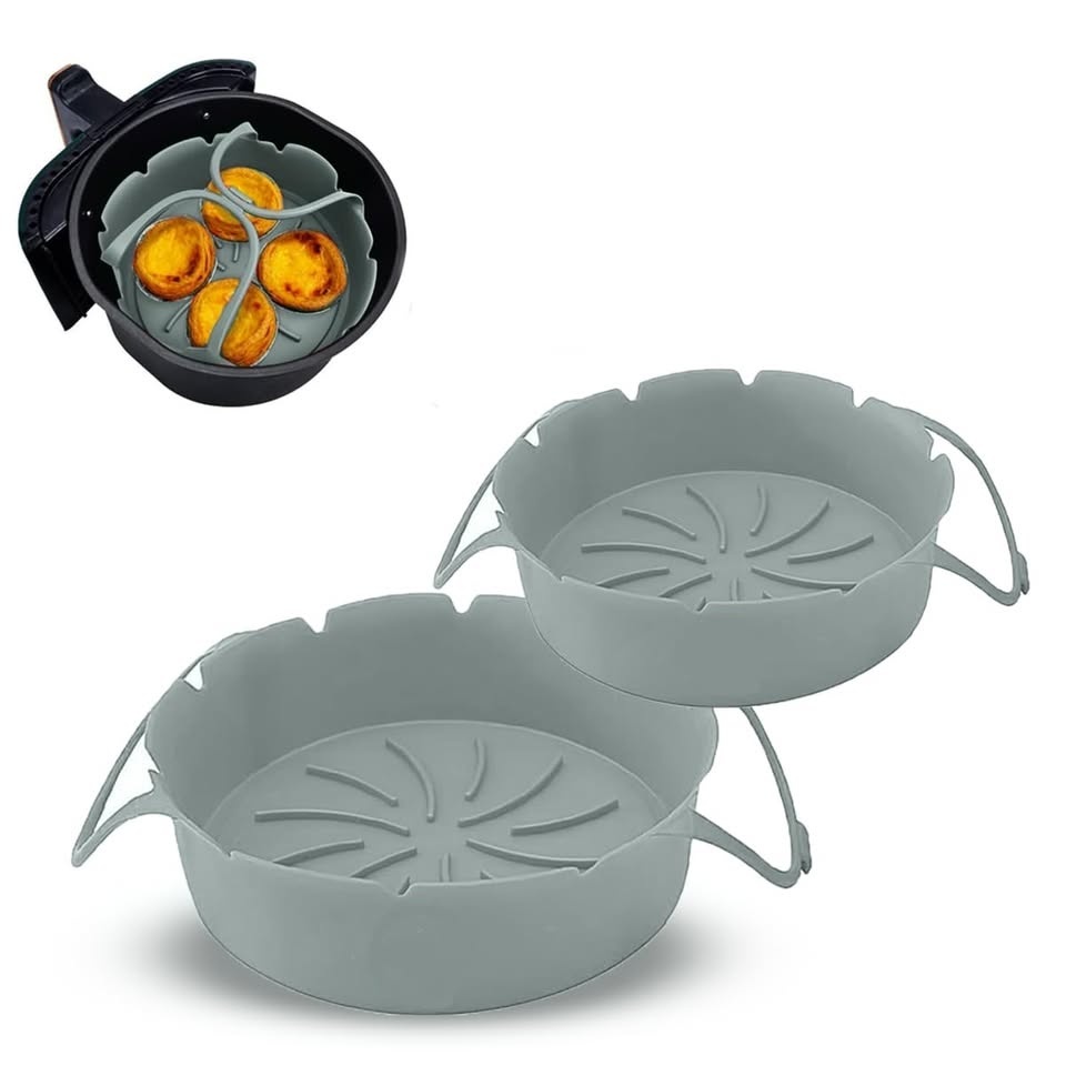 (3-Pack) Brand New Air Fryer Silicon Liners - photo 4