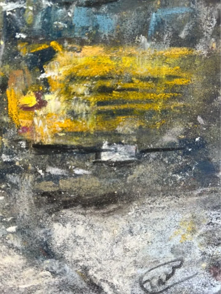 "Winter Morning Pickup" Original Pastel Painting image indicator(6)