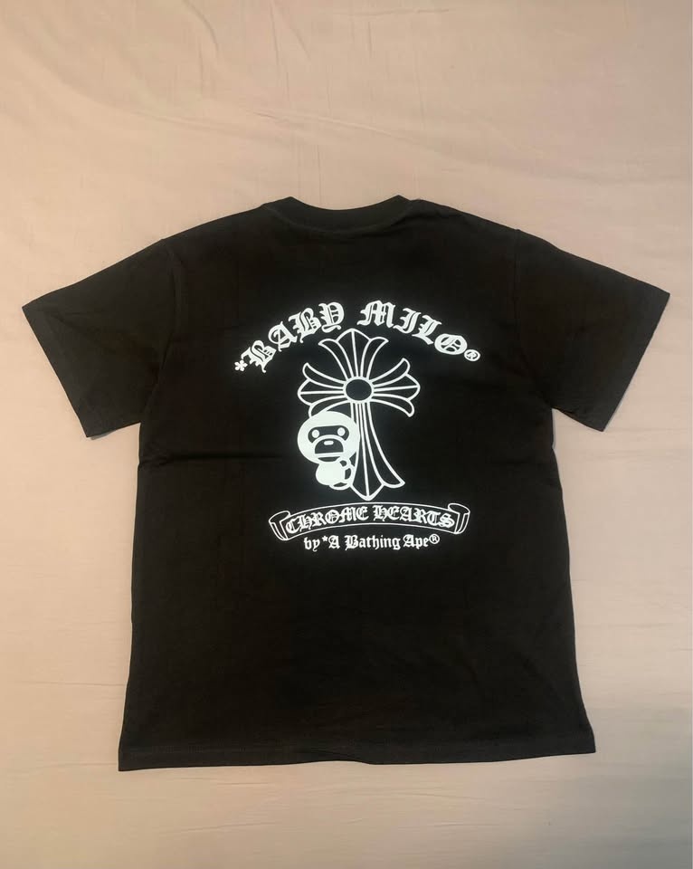 BAPE x Chrome Hearts Tee Black - photo 2